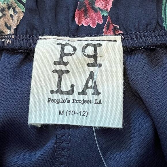 PPLA Tween Girls Lizzy Woven Navy Short Cactus Print M 10/12 - Picture 5 of 7